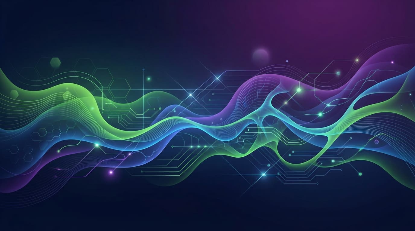 Abstract visualization of technological innovation